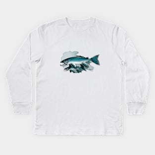 Salmon Salar II Kids Long Sleeve T-Shirt